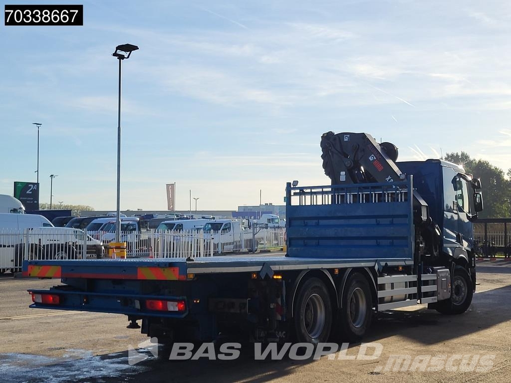 Renault C 460 6X4 HIAB 477 EP 4 HIPRO Crane Kran Optibrake Platte bakwagens