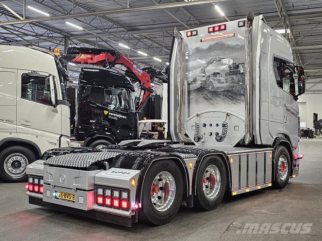 Scania S590 V8 6X4 / 2 TANKS / NL TRUCK! 80T 기타 트럭