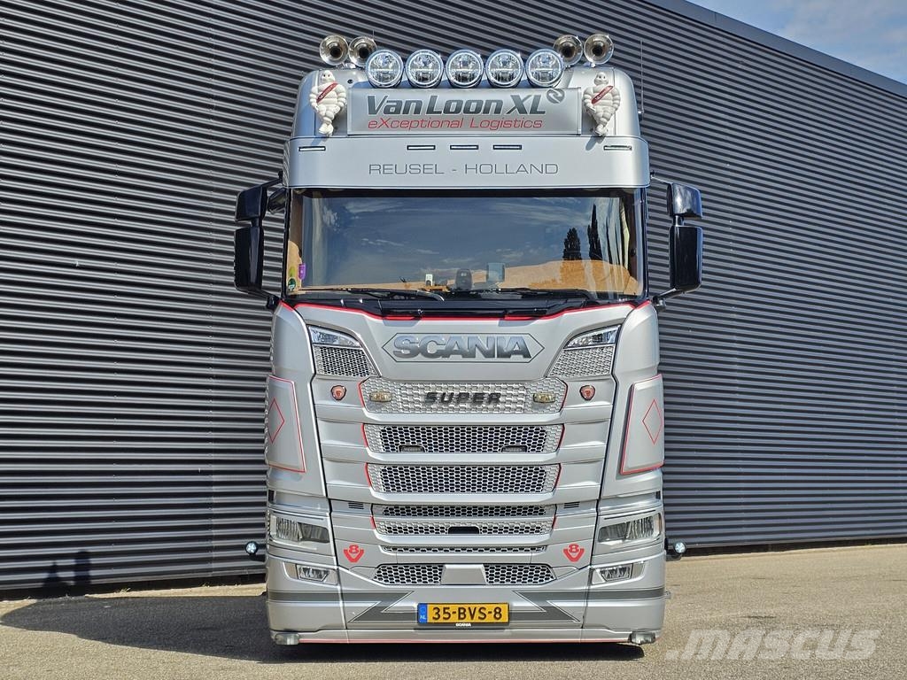 Scania S590 V8 6X4 / 2 TANKS / NL TRUCK! 80T 기타 트럭