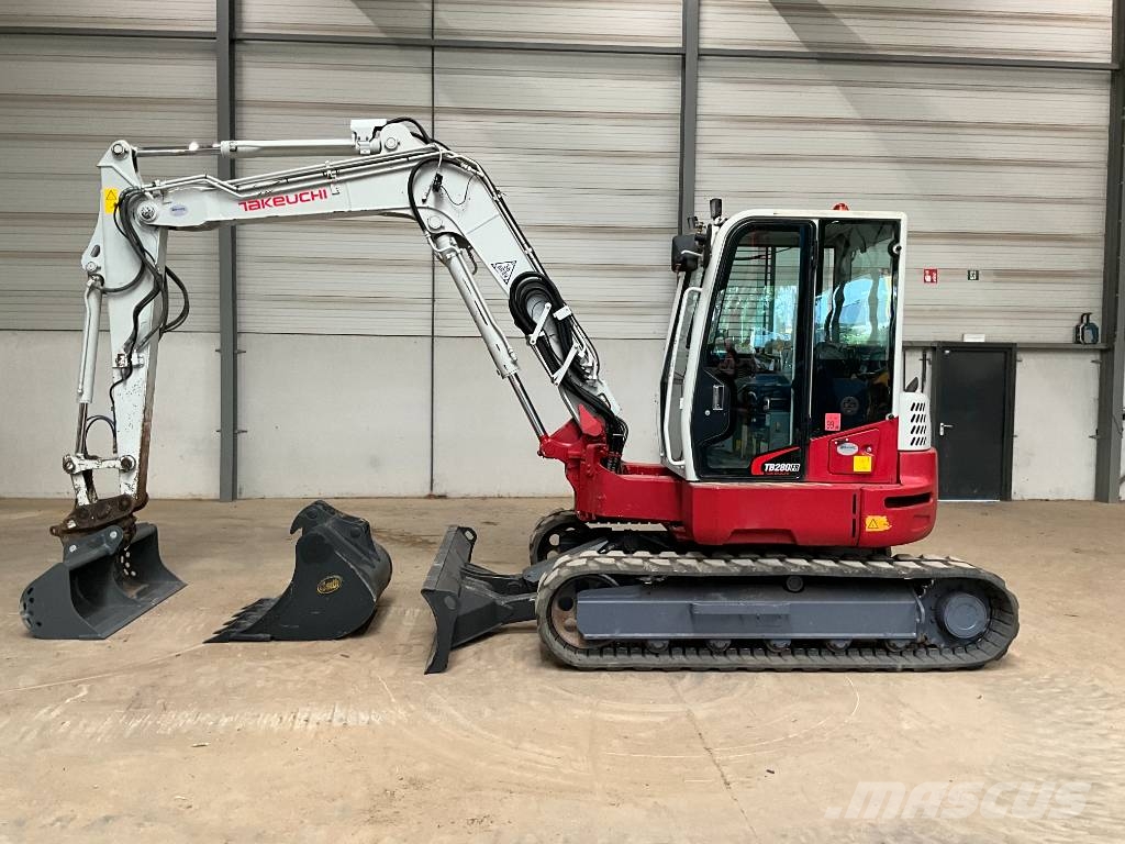 Takeuchi TB 280 FR حفارات وسط 7 طن - 12 طن