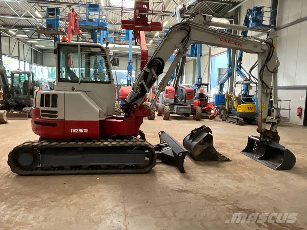 Takeuchi TB 280 FR حفارات وسط 7 طن - 12 طن