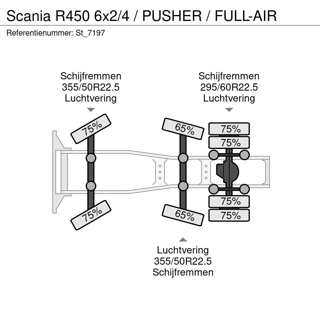 Scania R450 6x2/4 / PUSHER / FULL-AIR Trekkers