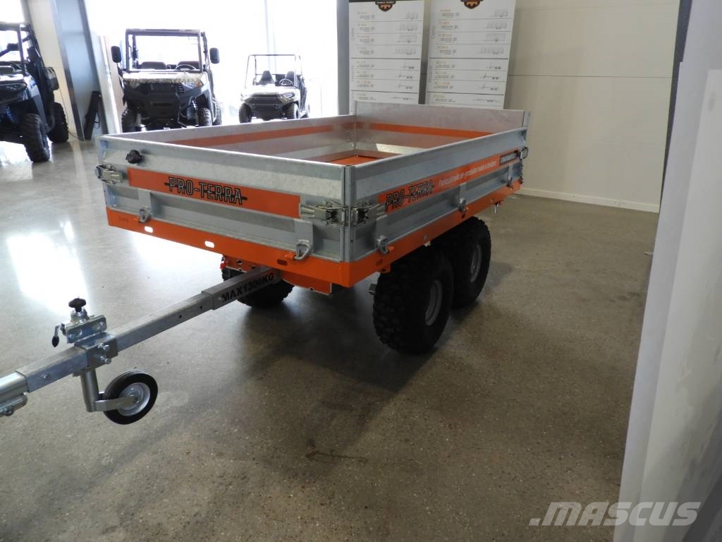 Pro-Terra TT1300 Elhydraulisk tippvagn fjärr Tipper trailers