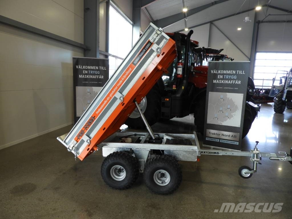 Pro-Terra TT1300 Elhydraulisk tippvagn fjärr Tipper trailers