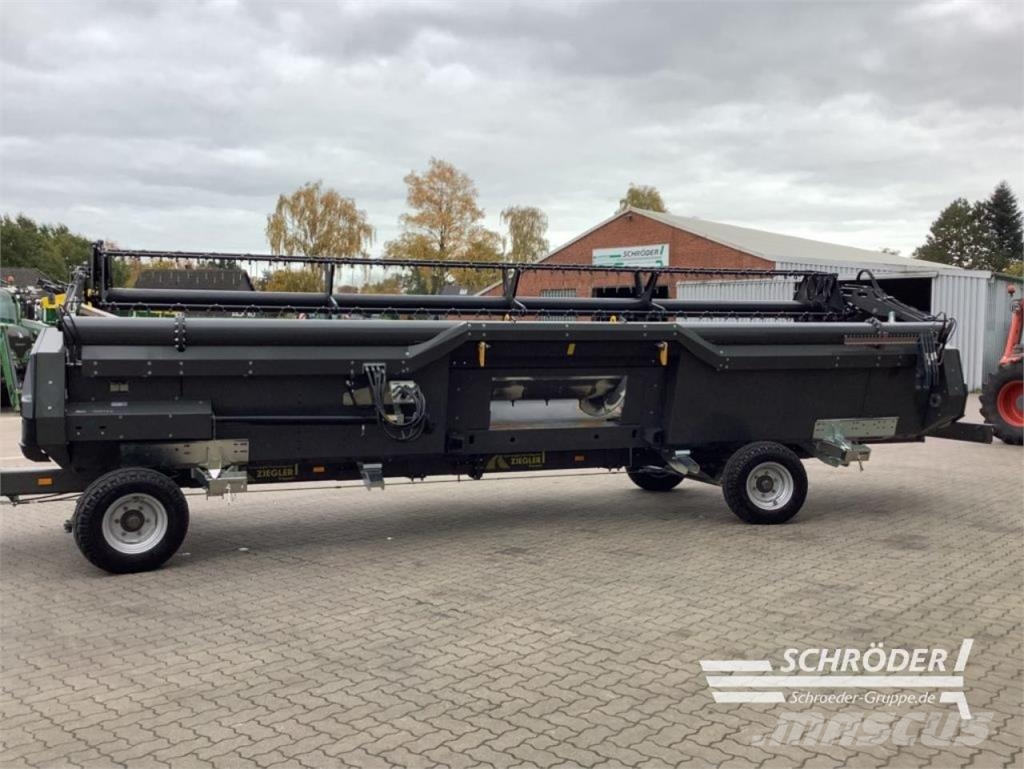 Fendt 7,70 M SF + ZIEGLER SCHNEIDWERKWAGEN 콤바인 헤드