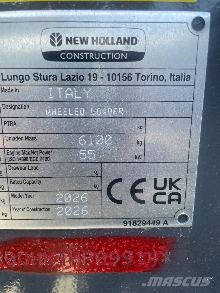 New Holland W80D Iekrāvēji uz riteņiem