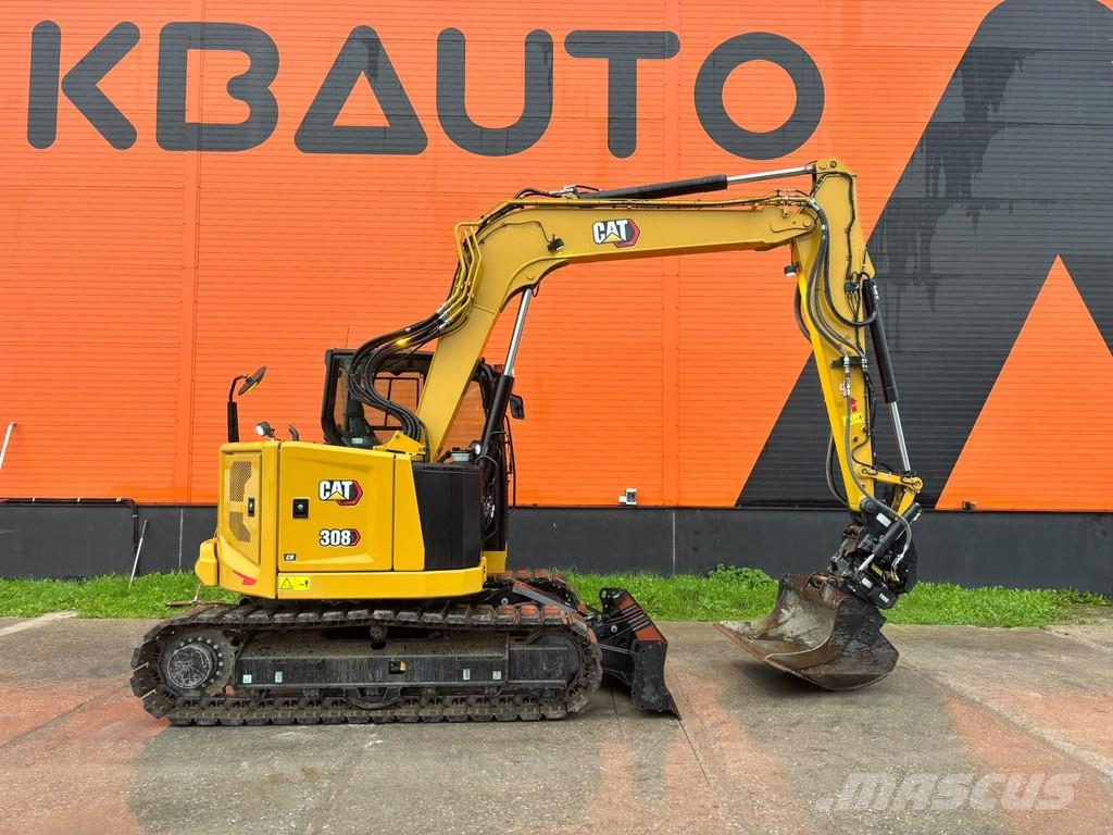 CAT 308 CR TILT ROTATOR / AC / CENTRAL LUBRICATION Midi bagri 7t – 12t