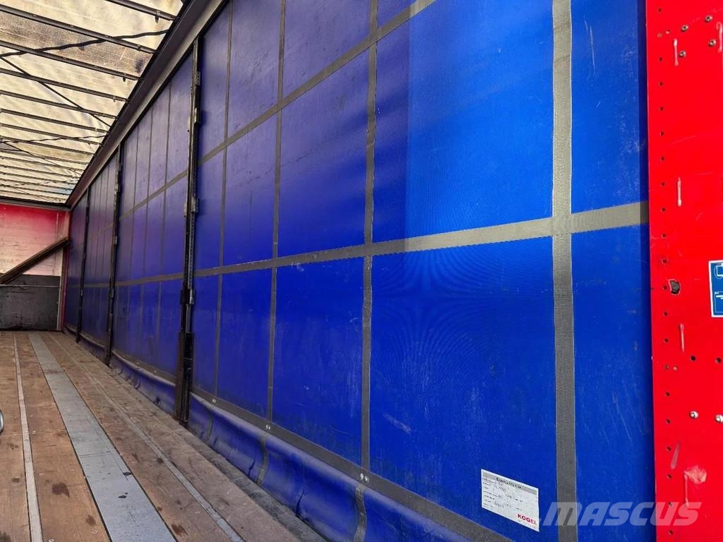 Kögel S24 1 AXLE - BPW - SLIDING ROOF - MEGA Curtainsiderauflieger