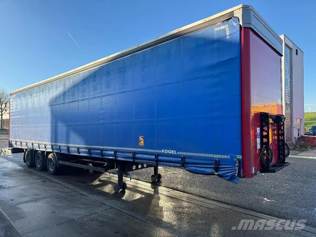 Kögel S24 1 AXLE - BPW - SLIDING ROOF - MEGA Curtainsiderauflieger