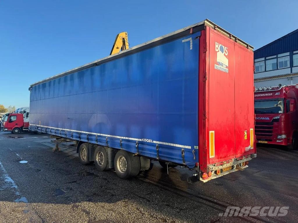 Kögel S24 1 AXLE - BPW - SLIDING ROOF - MEGA Curtainsiderauflieger