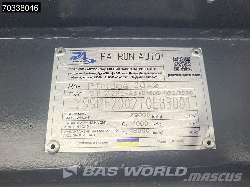 Patron Auto Pfridge 20-2 NEW Chick Tailgate Coolin Koel-vries opleggers
