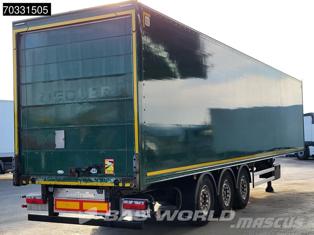 Lecitrailer PLATA 3E-RS Rolltor Liftachse Gesloten opleggers
