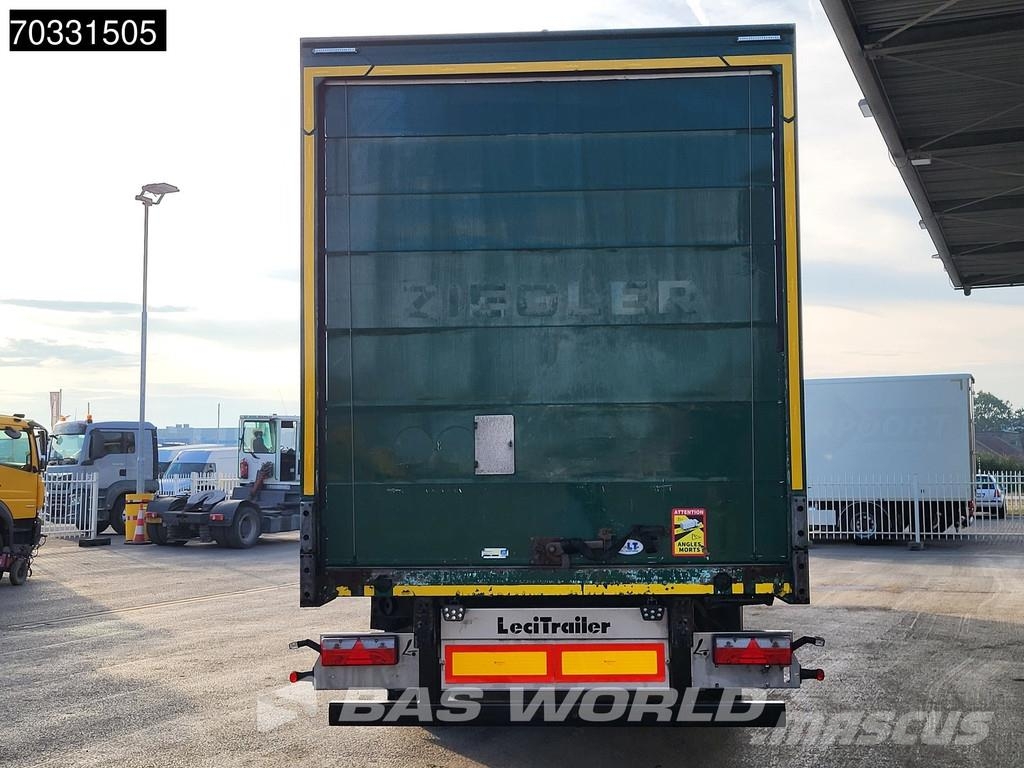 Lecitrailer PLATA 3E-RS Rolltor Liftachse Gesloten opleggers