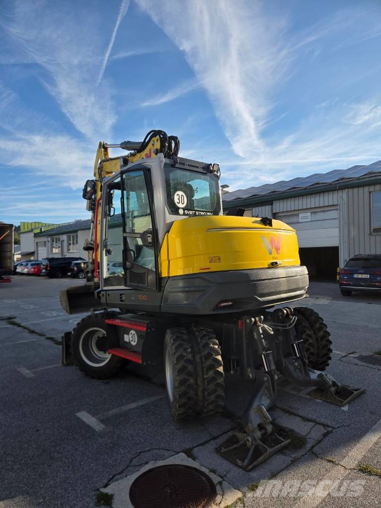 Wacker Neuson EW 100 Gumikerekes kotrók