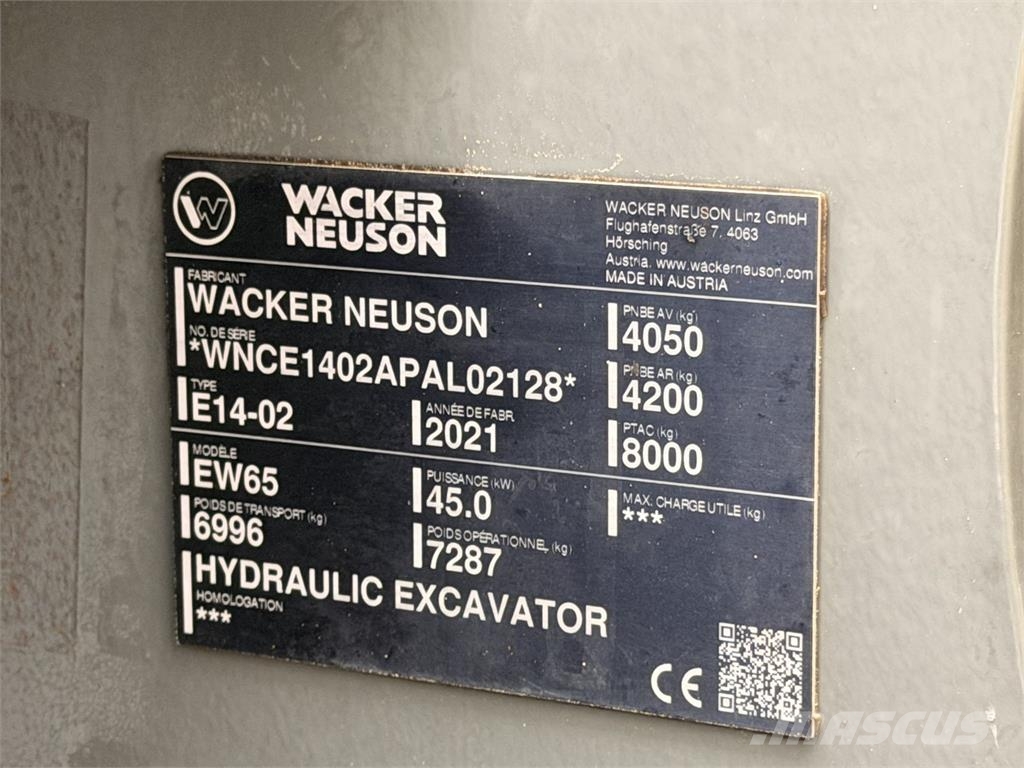 Wacker Neuson EW65 Bagri na kolesih