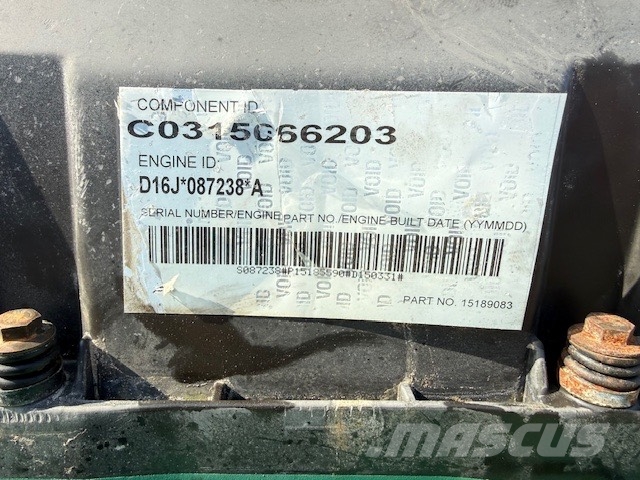 Volvo A 40 G ENGINE D16J 引擎/發動機