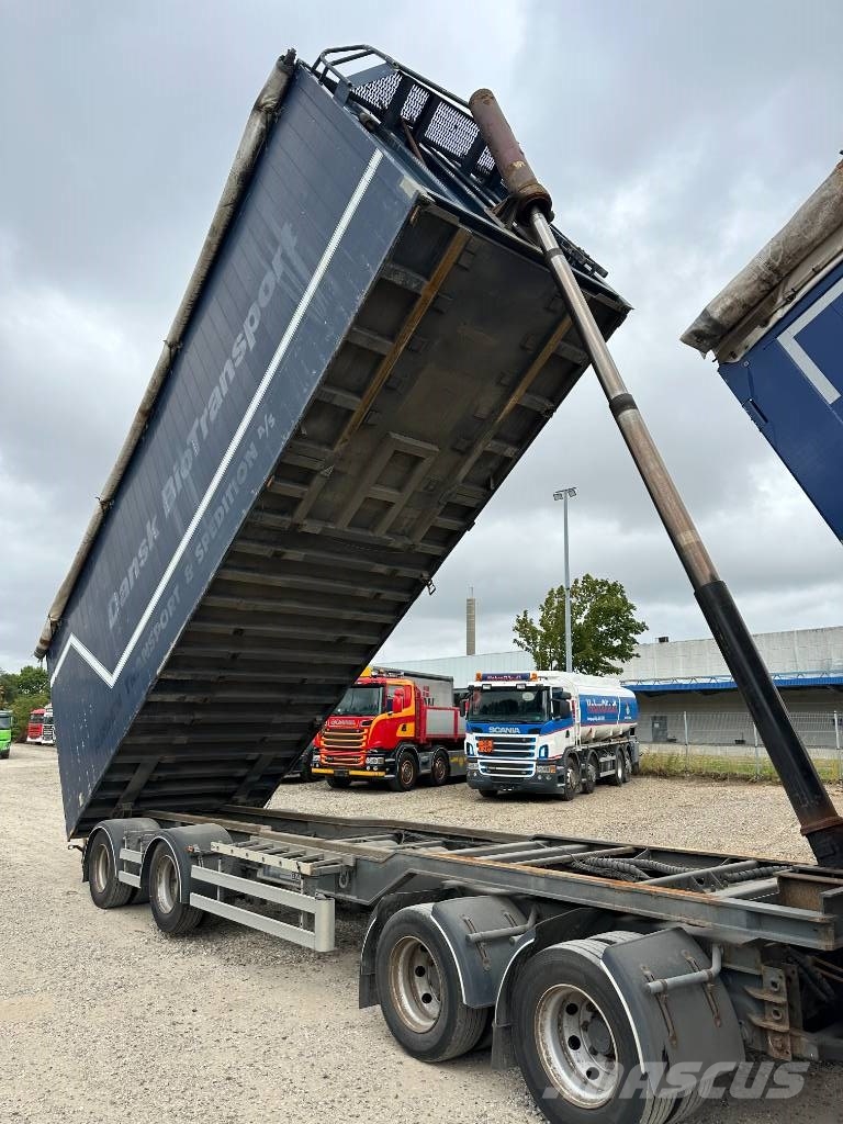 KLC 4 axle volume tipper (59 m3) مقطورات قلابة