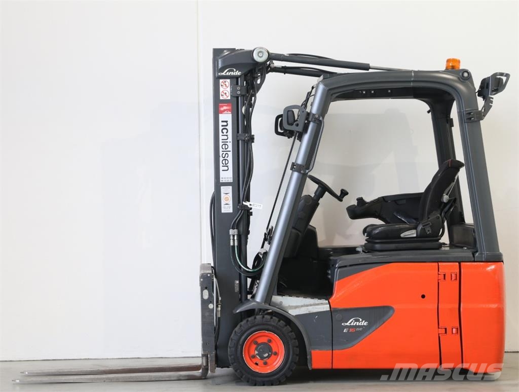 Linde E16 EVO/386-02 شاحنات ذات رافعات شوكية تعمل بالكهرباء
