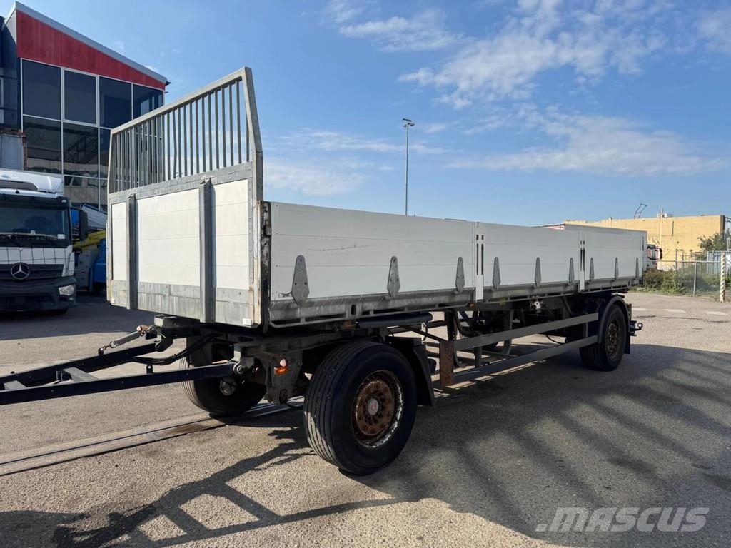 Schmitz Cargobull UOPLYST 2 AXLE - SAF - TRAILER مقطوروات مسطحة/مفصلية الجوانب