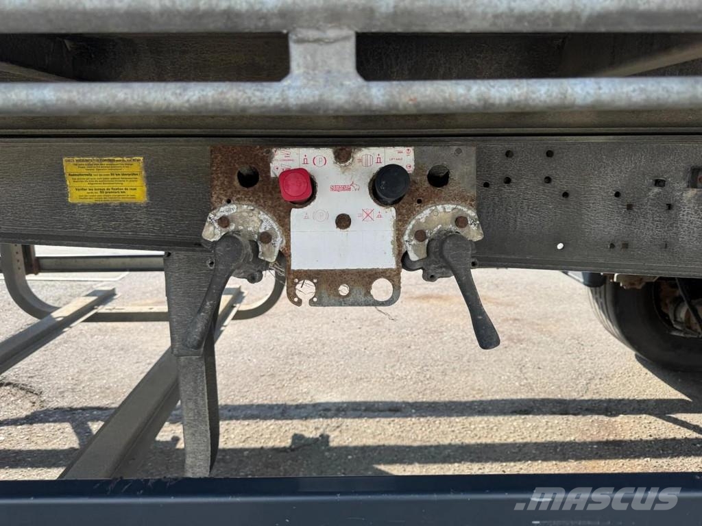 Schmitz Cargobull UOPLYST 2 AXLE - SAF - TRAILER مقطوروات مسطحة/مفصلية الجوانب