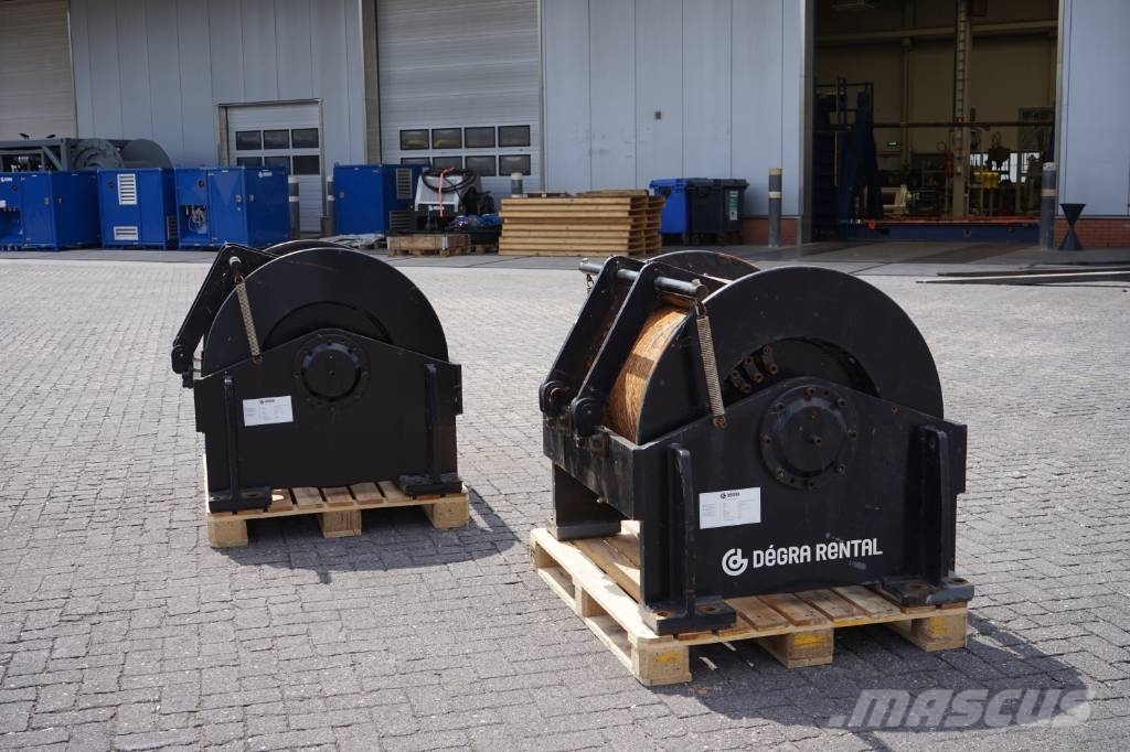  DÉGRA 20 ton Hydraulic Tugger Winch Hydraulische lieren