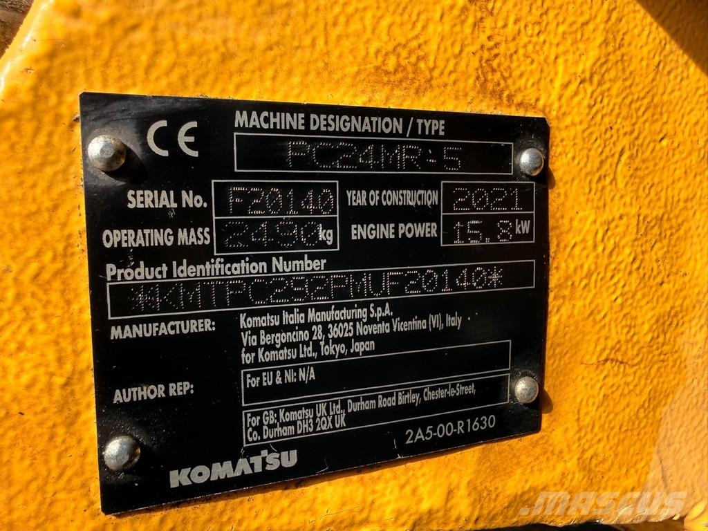 Komatsu PC24MR5 Minibagger < 7t