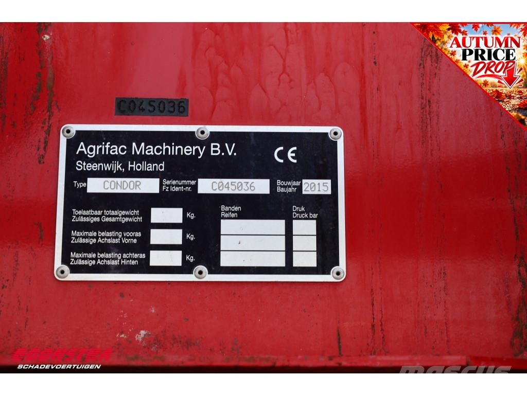 Agrifac Condor IV 51m Veldspuit ONLY FOR PARTS / NUR FUR T الرشاشات