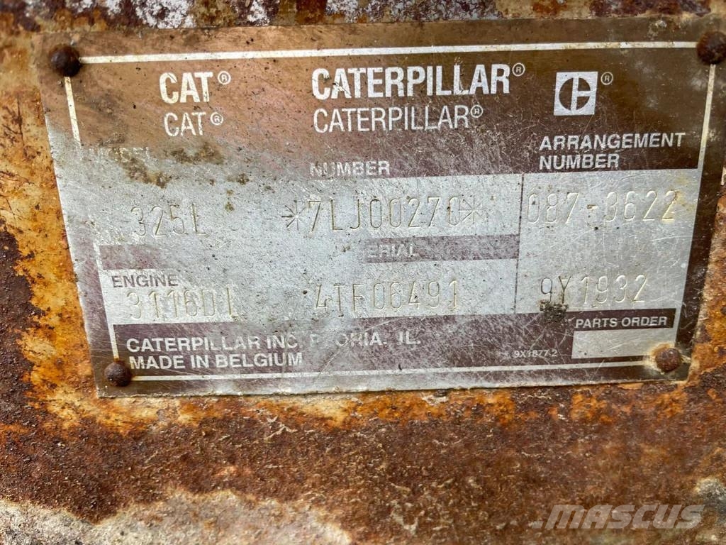CAT 325L Track Excavator 29T. Hammer Line Aircondition Rupsgraafmachines