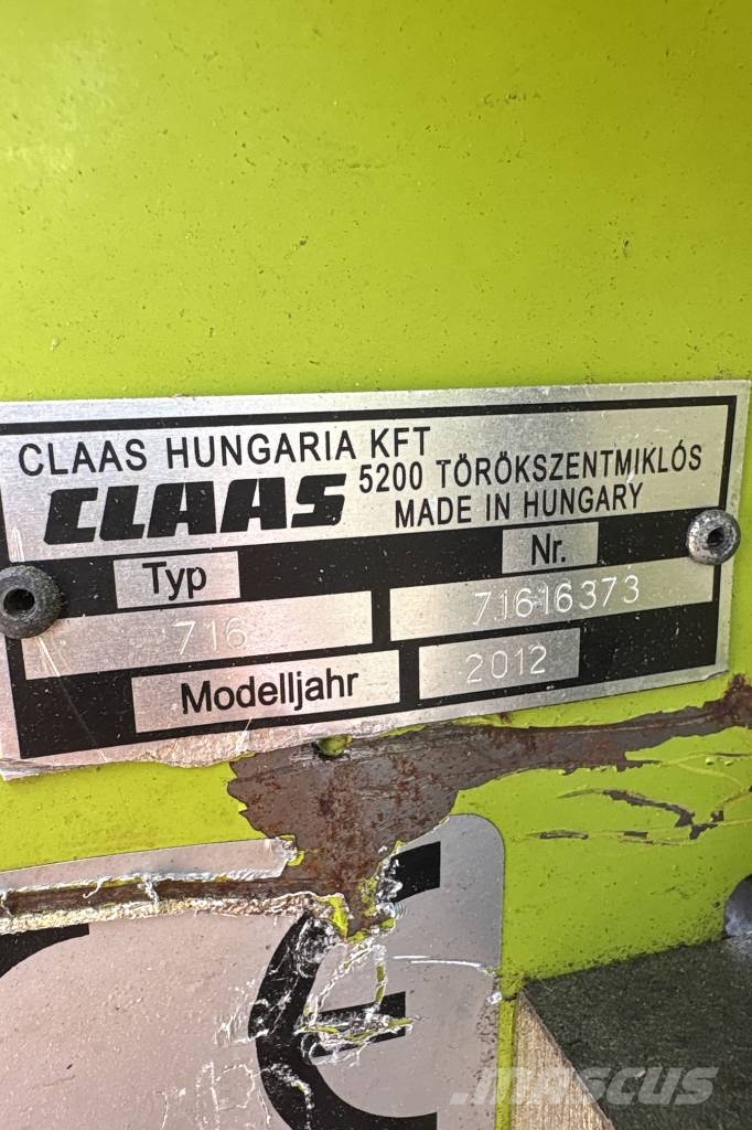 CLAAS Lexion 650, Servad enl intervall Θεριζοαλωνιστικές μηχανές