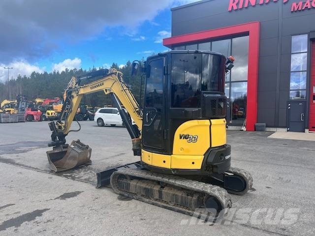 Yanmar Vio 33 U / Tiltti, 3 kauhaa, Rasvari! Miniekskavaatorid < 7 t