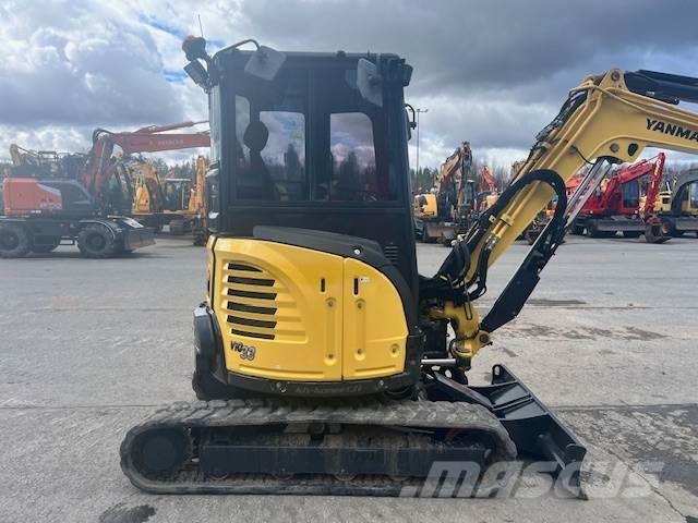 Yanmar Vio 33 U / Tiltti, 3 kauhaa, Rasvari! Miniekskavaatorid < 7 t