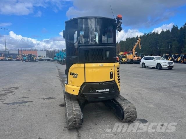 Yanmar Vio 33 U / Tiltti, 3 kauhaa, Rasvari! Miniekskavaatorid < 7 t