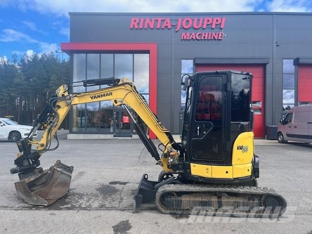 Yanmar Vio 33 U / Tiltti, 3 kauhaa, Rasvari! Miniekskavaatorid < 7 t