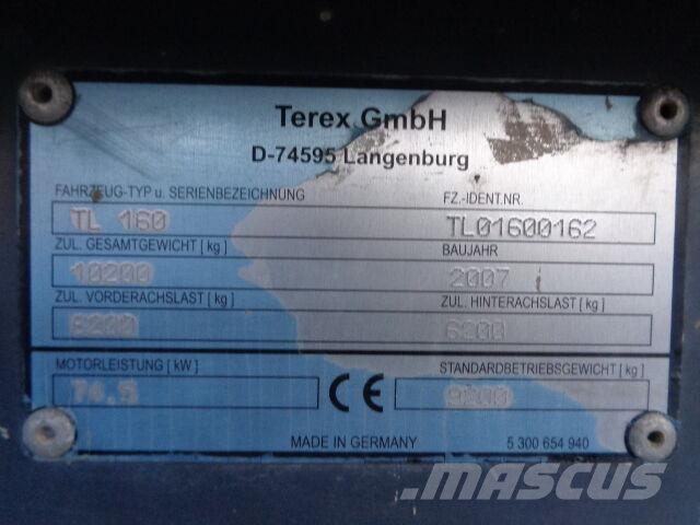 Terex TL160 Hjullastare