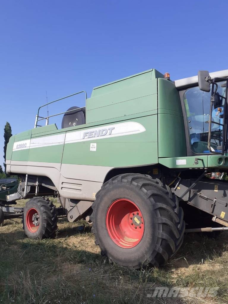 Combină FENDT 6300C + Hedere + Cărucior 6300C Combine harvesters