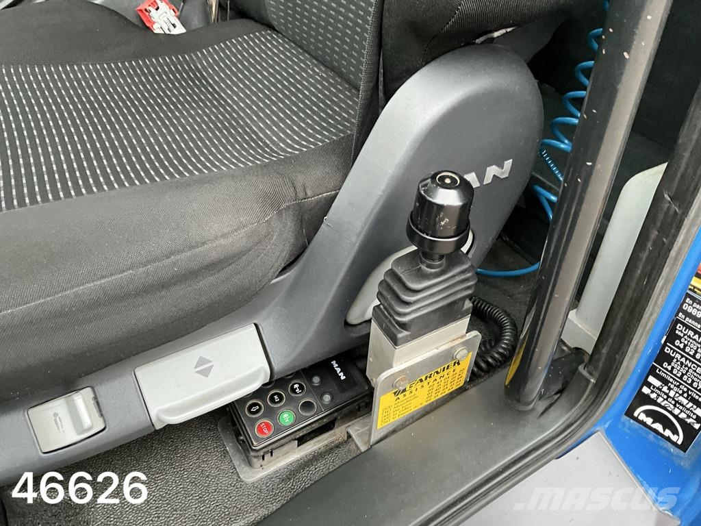 MAN TGS 18.360 4x4 Euro 6 HMF 12 Tonmeter laadkraan شاحنات قلابة