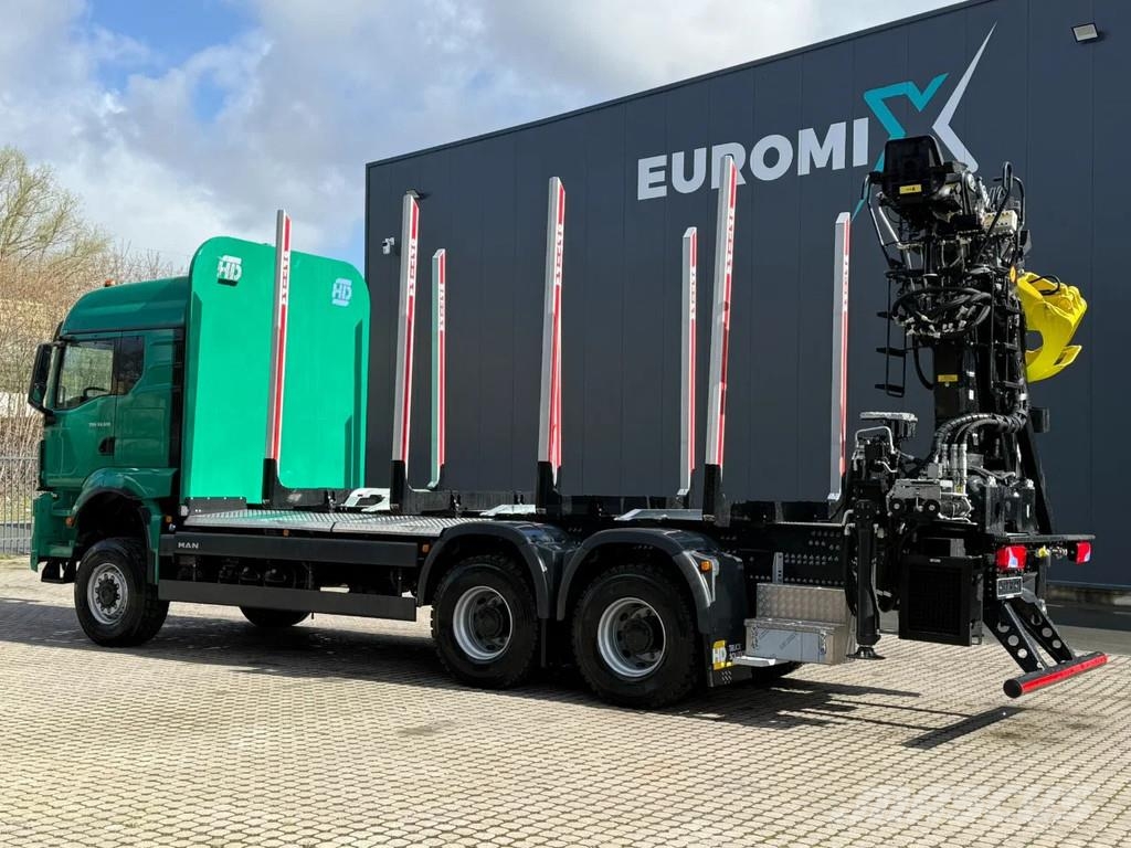 MAN TGS 33.510 TGS 33.510 6X6 Euro6e LogLift 165 Z Camion trasporto legname