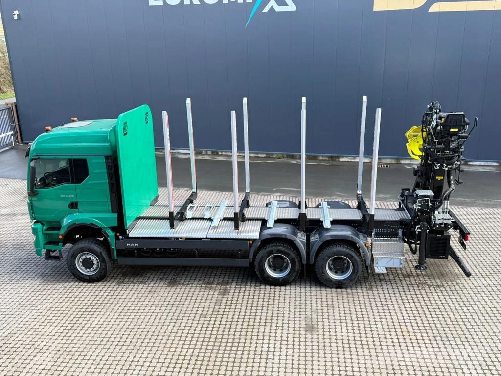 MAN TGS 33.510 TGS 33.510 6X6 Euro6e LogLift 165 Z Camion trasporto legname