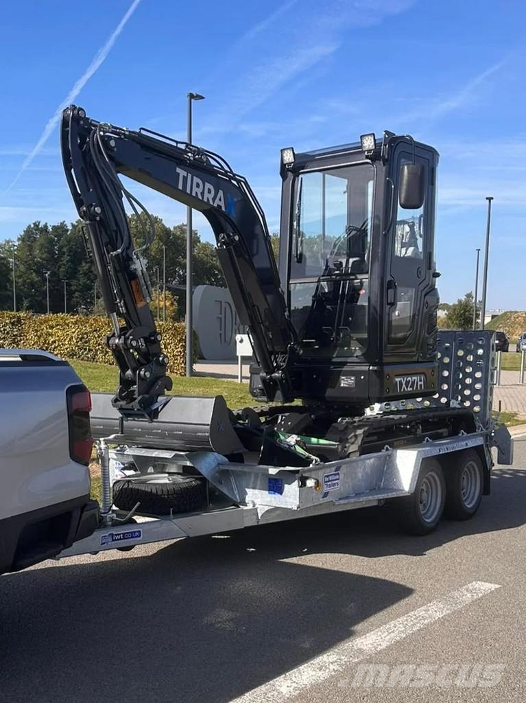  TIRRAX Binnendraaier TX27H + machinetransporter IF Mini ekskavatori < 7 t