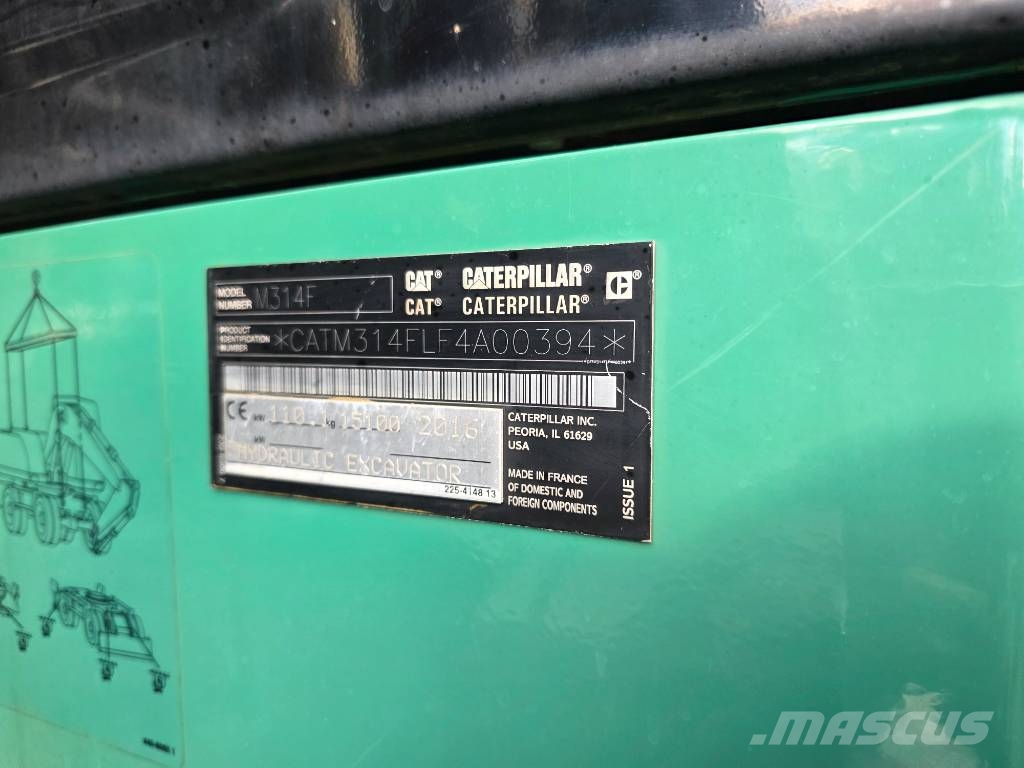 CAT M 314 Колёсные экскаваторы
