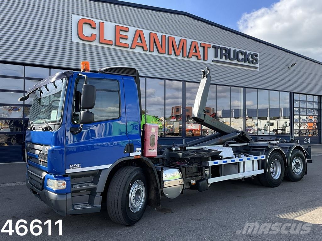 DAF FAN 75 CF 250 VDL haakarmsysteem شاحنات الرافعات الخطافية