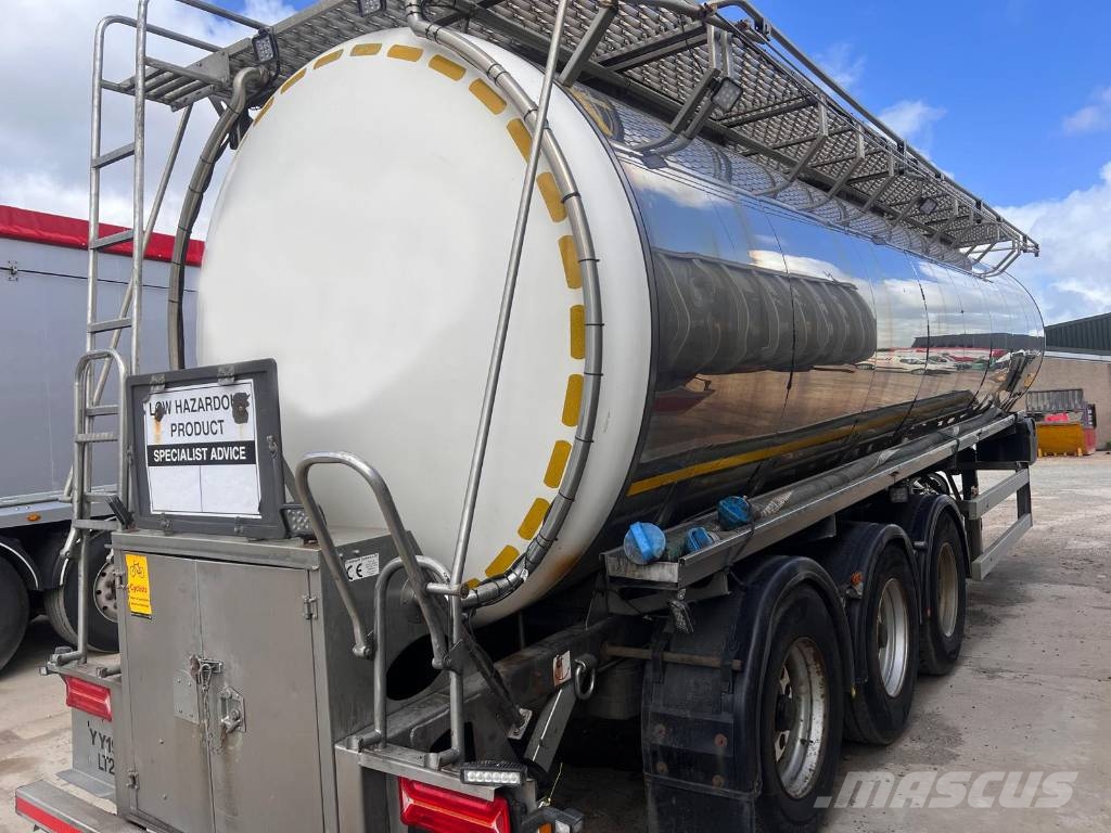 Crossland 35000 Litre Stainless Steel Tanker 316 Food Grade Tsisternhaagised