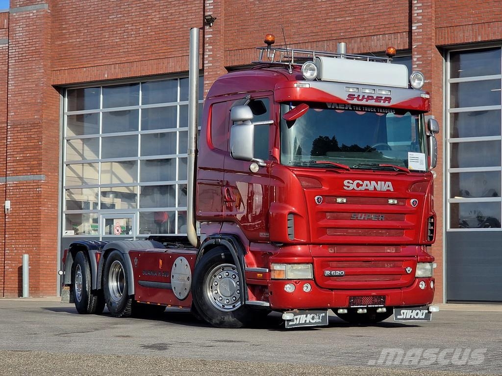 Scania R620-V8 Lowroof 6x2*4 - Custom exterior - PTO/Hydr 트랙터 유닛