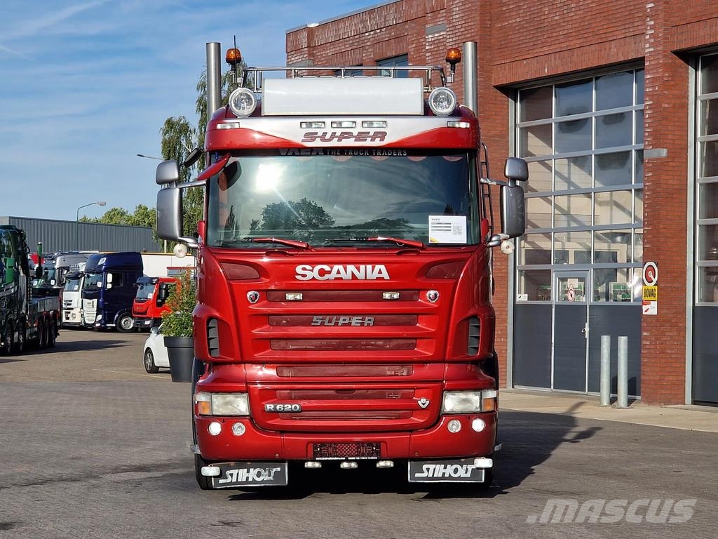 Scania R620-V8 Lowroof 6x2*4 - Custom exterior - PTO/Hydr 트랙터 유닛