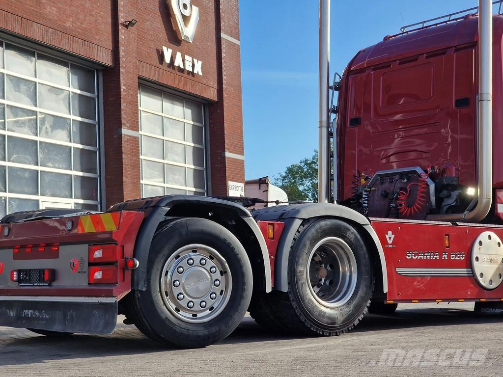 Scania R620-V8 Lowroof 6x2*4 - Custom exterior - PTO/Hydr 트랙터 유닛
