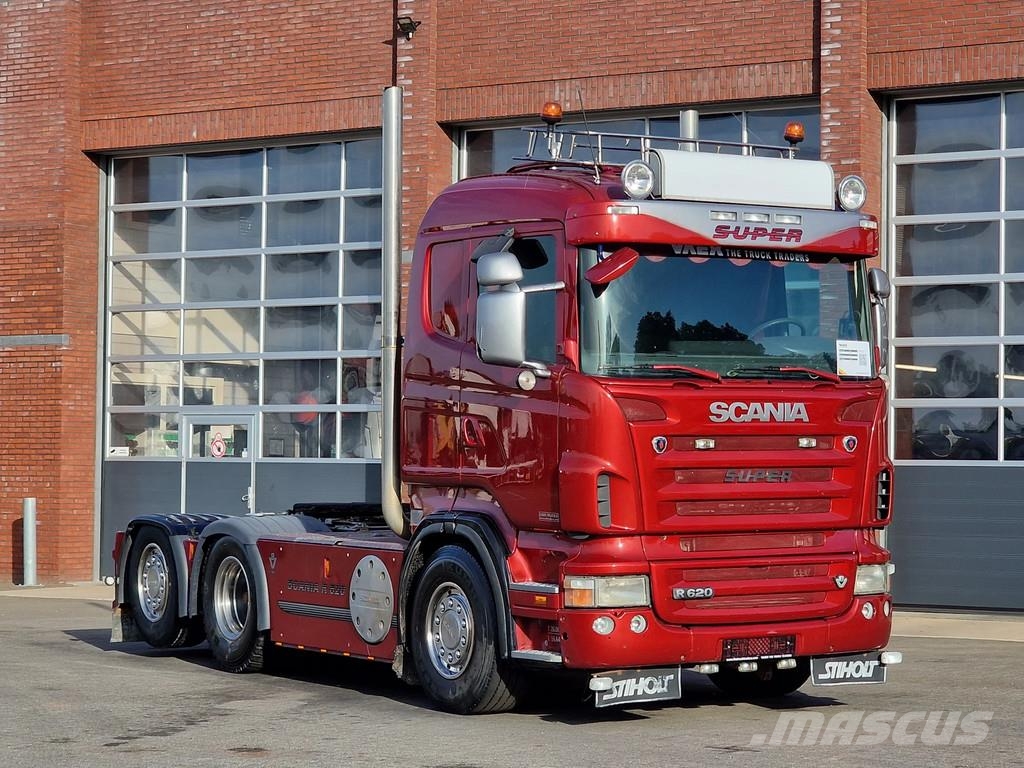Scania R620-V8 Lowroof 6x2*4 - Custom exterior - PTO/Hydr 트랙터 유닛