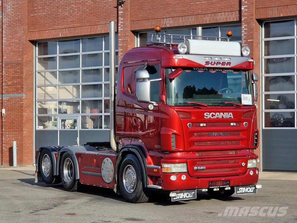 Scania R620-V8 Lowroof 6x2*4 - Custom exterior - PTO/Hydr 트랙터 유닛