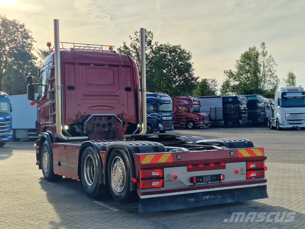 Scania R620-V8 Lowroof 6x2*4 - Custom exterior - PTO/Hydr 트랙터 유닛