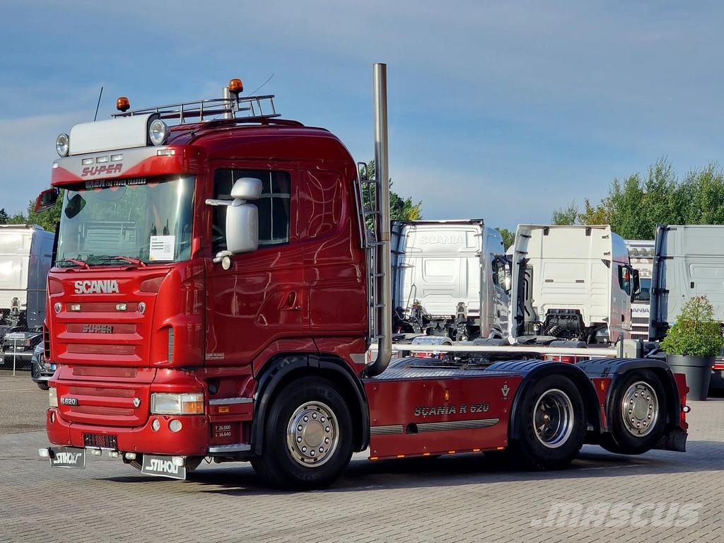 Scania R620-V8 Lowroof 6x2*4 - Custom exterior - PTO/Hydr 트랙터 유닛