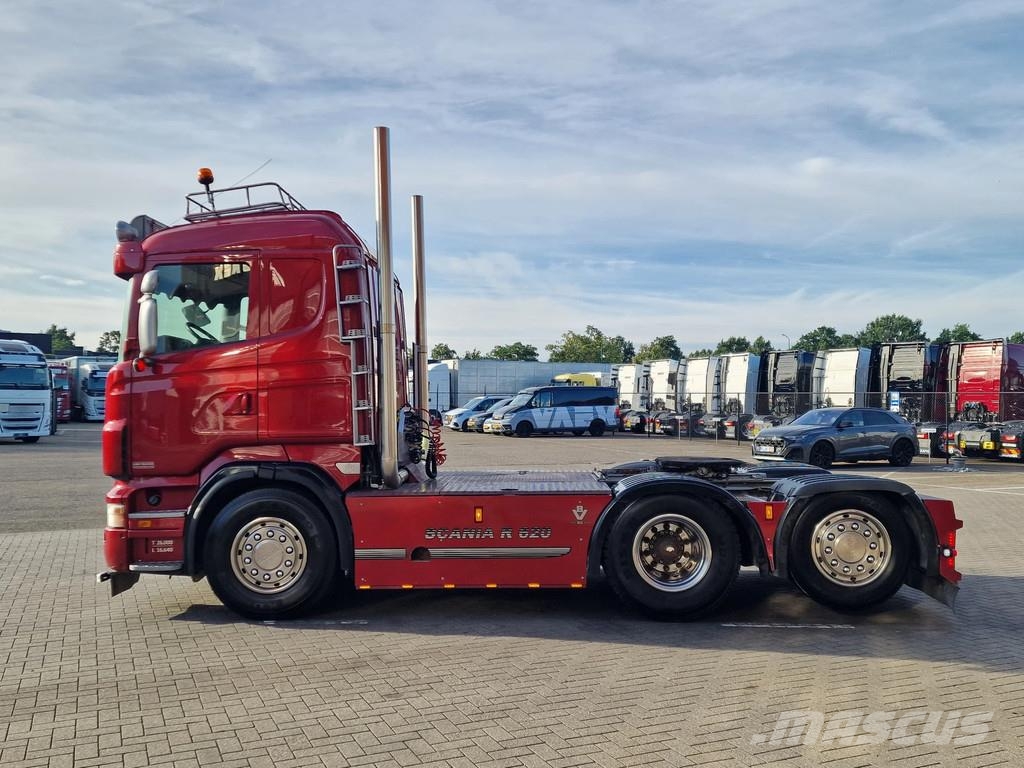 Scania R620-V8 Lowroof 6x2*4 - Custom exterior - PTO/Hydr 트랙터 유닛